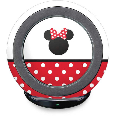 Disney Minnie Mouse Symbol Fast Charge Wireless Charging Stand Skin